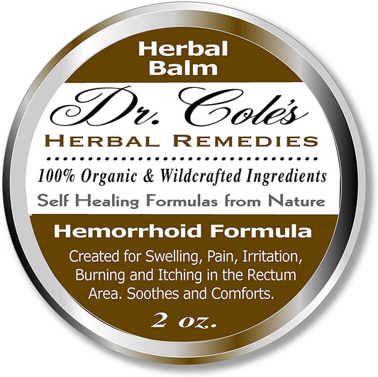 Dr. Cole's Organic Hemorrhoid Balm by COLEHERBALS