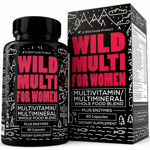 Whole Food Daily Multivitamin for Women Case of 12 by Wild Foods