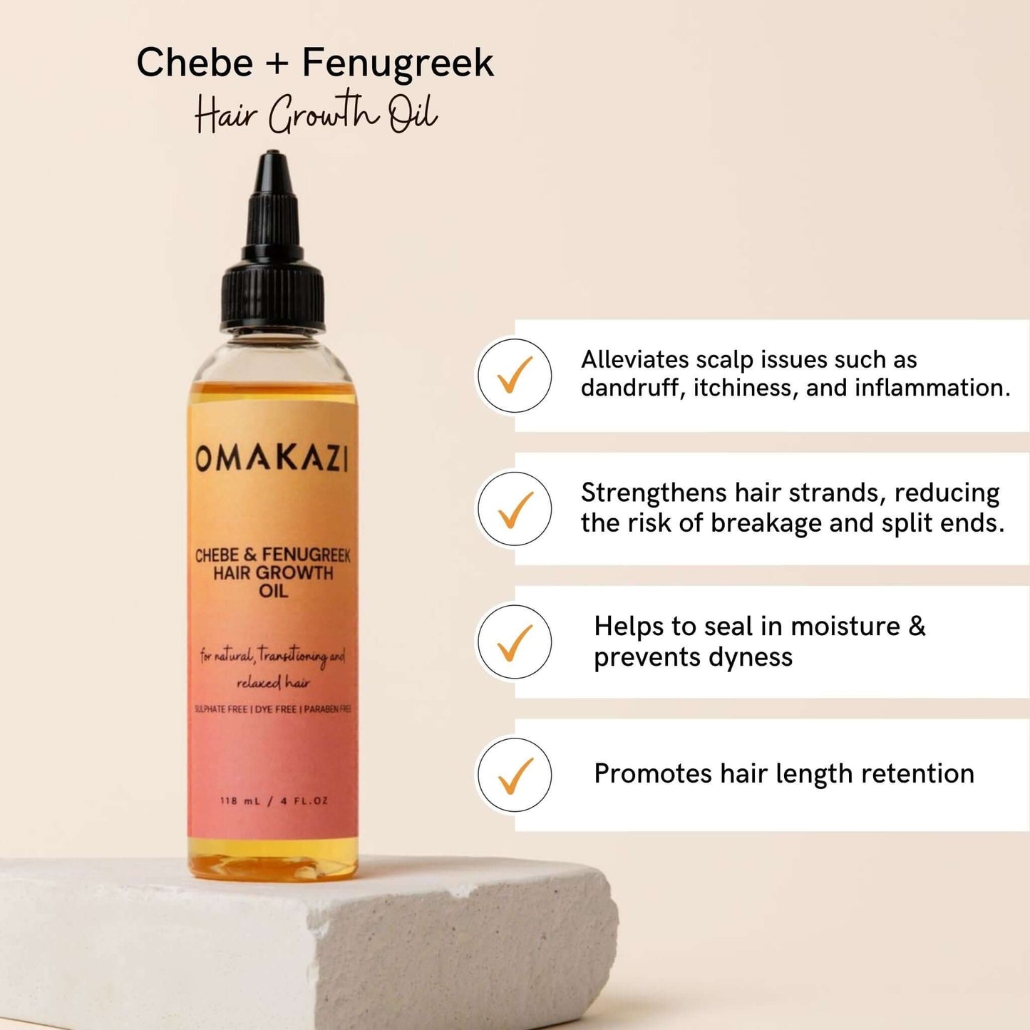 Chebe & Fenugreek Hair Growth Oil