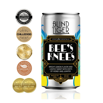 Bee's Knees Slim Can 4-pack (33.6oz) by Blind Tiger Spirit-Free