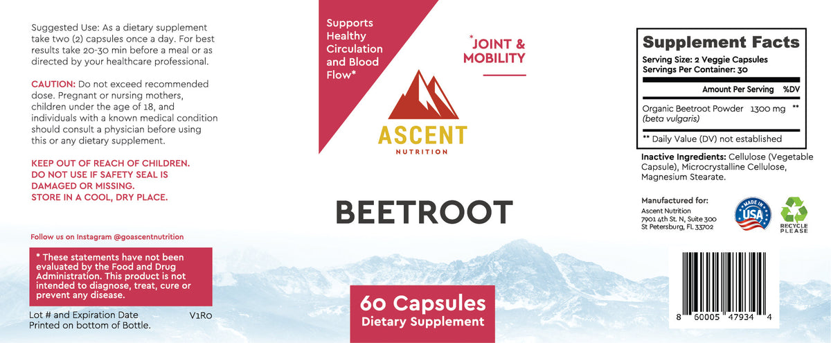 Beetroot by Ascent Nutrition