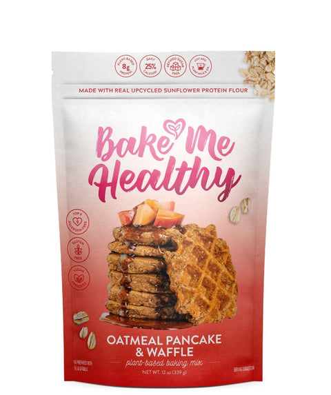 Bake Me Healthy Oatmeal Pancake & Waffle Plant-Based Baking Mix by Farm2Me