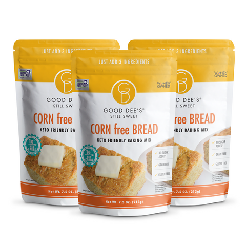 Corn (free) Keto Bread Mix - Gluten Free and No Added Sugar by Good Dee's