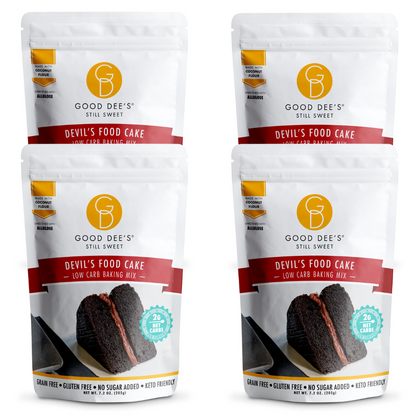 Devil's Food Keto Cake Mix - Gluten Free and No Added Sugar by Good Dee's