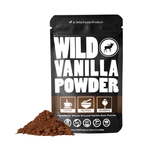 Vanilla Powder - Ground Whole Vanilla Beans by Wild Foods