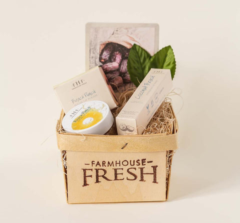 Beach Lip Gift Basket by FarmHouse Fresh skincare