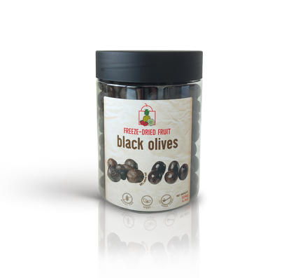 Freeze Dried Pitted Olives Snack (Salted) by The Rotten Fruit Box