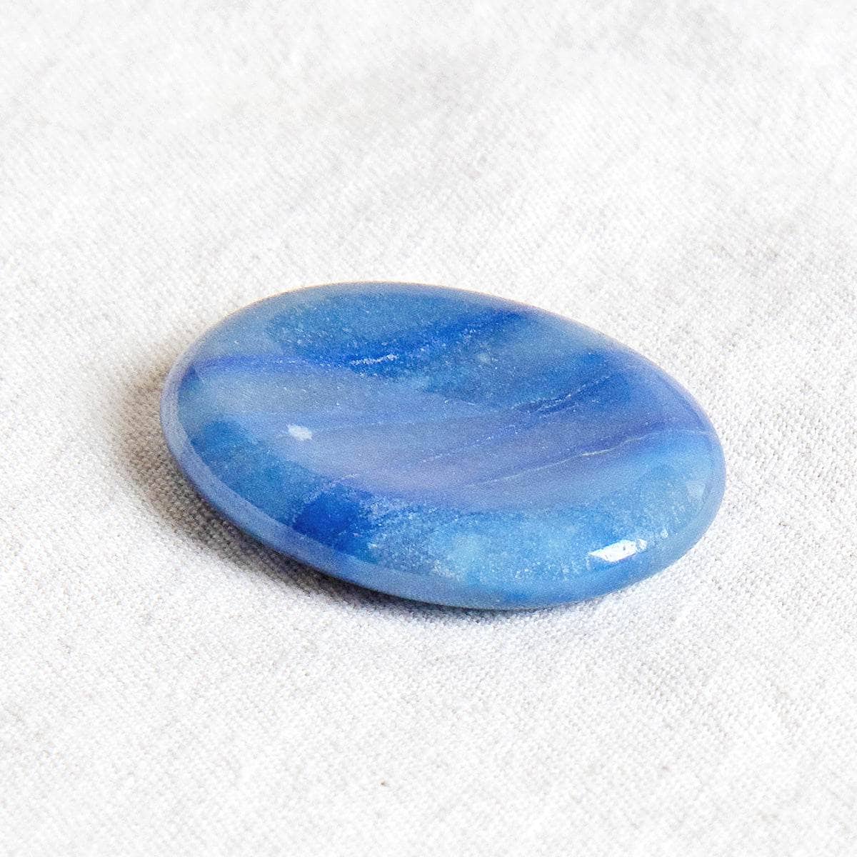 Blue Aventurine Worry Stone by Tiny Rituals