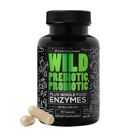 Wild Prebiotic & Probiotic with Digestive Enzymes, Case of 10 by Wild Foods