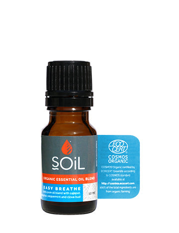 Easy Breathe - Organic Essential Oil Blend by SOiL Organic Aromatherapy and Skincare