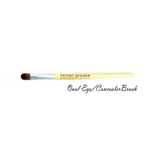 Eco-friendly Oval Eye/Concealer Brush by Lauren Brooke Cosmetiques