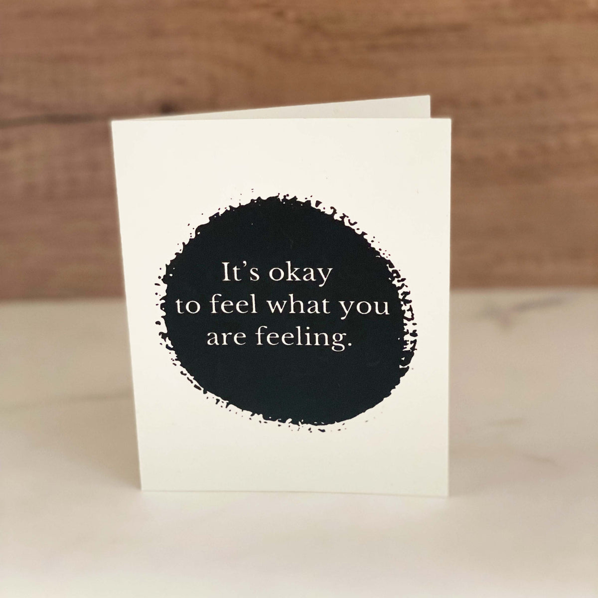Eco Friendly Card - Feel your feelings by Soothi