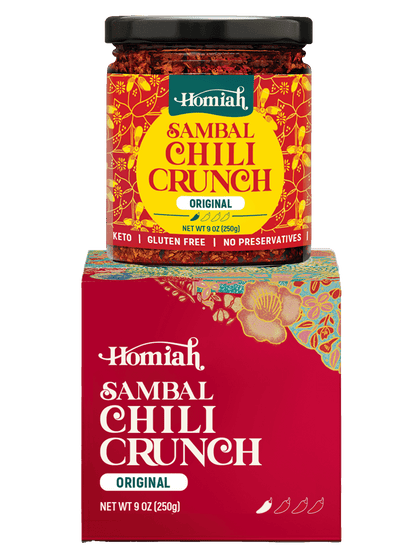 Sambal Chili Crunch, Original - 9 oz by Homiah