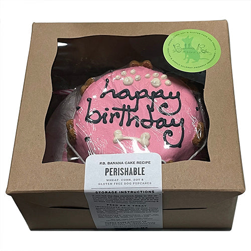 Pink Dog Cake (Perishable) by Bubba Rose Biscuit Co.