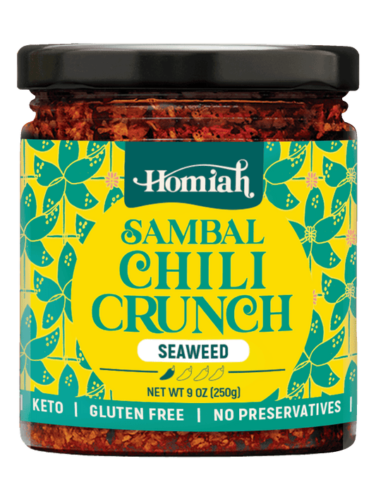 Sambal Chili Crunch, Vegan - 9 oz by Homiah