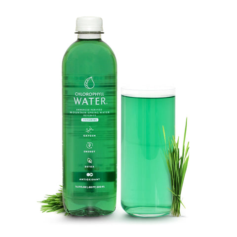 Chlorophyll Water® | Purified Mountain Spring Water with Essential Vitamins by Chlorophyll Water