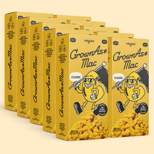 GrownAs* Foods Classic Mac & Cheese Case of 10 by Seed Ranch Flavor Co