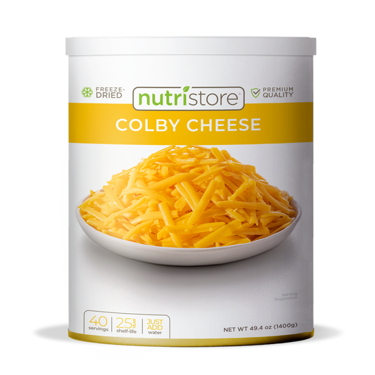 Colby Cheese Freeze Dried - #10 Can by Nutristore