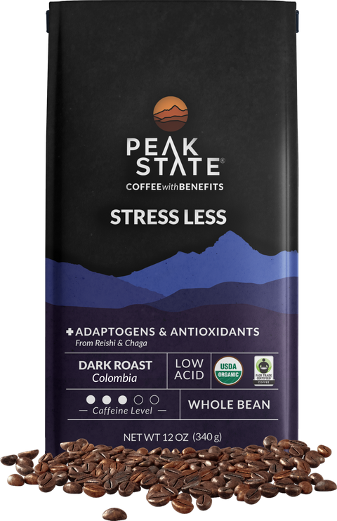 STRESS LESS Dark Roast by Peak State Coffee