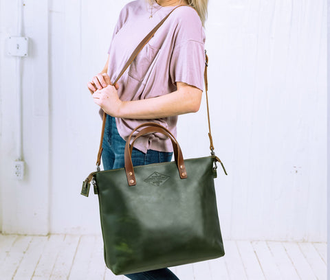 Lifetime Crossbody Tote by Lifetime Leather Co