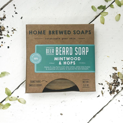 Beard Gift Set - Valentines Day - Mintwood Hops by Home Brewed Soaps