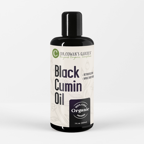Certified Organic Black Cumin (Nigella Sativa) Seed Oil by Dr. Cowan's Garden