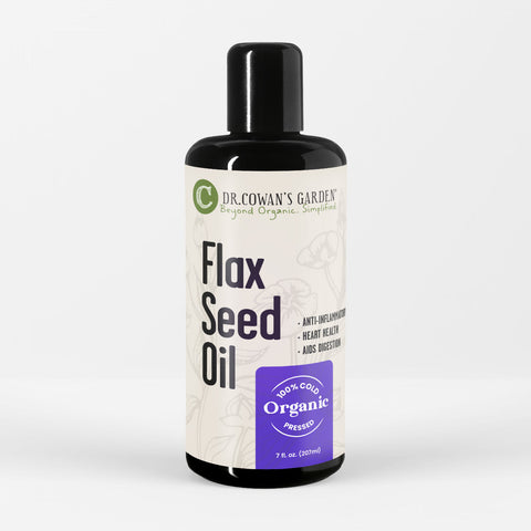 Certified Organic Flax Seed Oil by Dr. Cowan's Garden