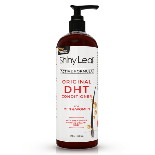 DHT Blocker Hair Loss Conditioner 16oz Active Formula with Biotin by Shiny Leaf by Shiny Leaf