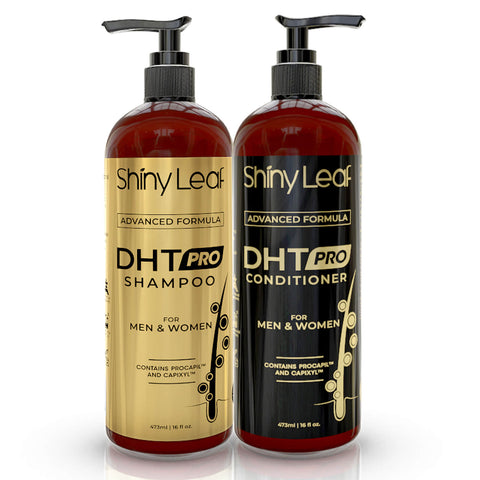 DHT Pro Shampoo and Conditioner with Procapil and Capixyl 16oz x 2 - Shiny Leaf by Shiny Leaf