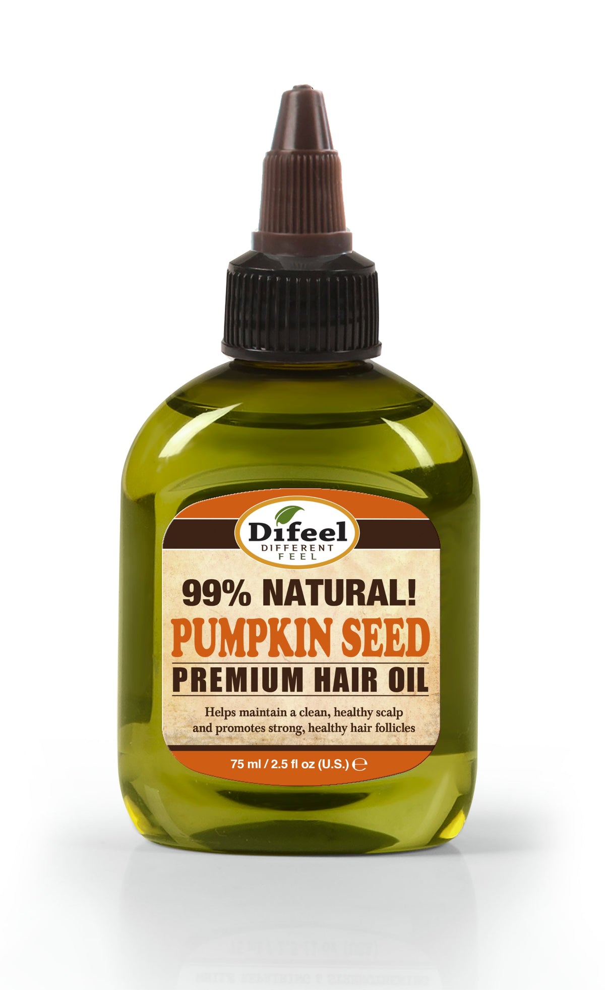 Difeel Premium Natural Hair Oil - Pumpkin Seed 2.5 oz. by difeel - find your natural beauty