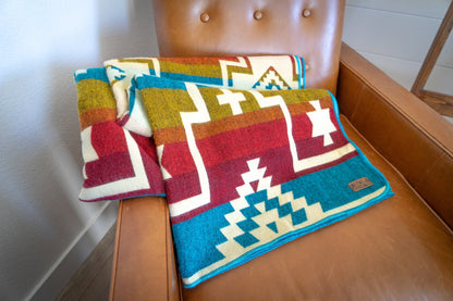 Andean Alpaca Wool Blanket - Santa Fe by Alpaca Threadz