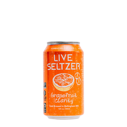Grapefruit Live Seltzer (case of 12) by KombuchaTown