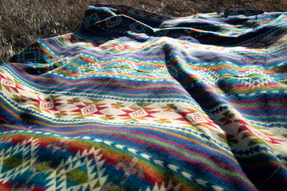 Andean Alpaca Wool Blanket - Galapagos by Alpaca Threadz