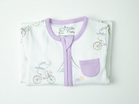 Organic Cotton Romper -  Moy In Paris by Little Moy