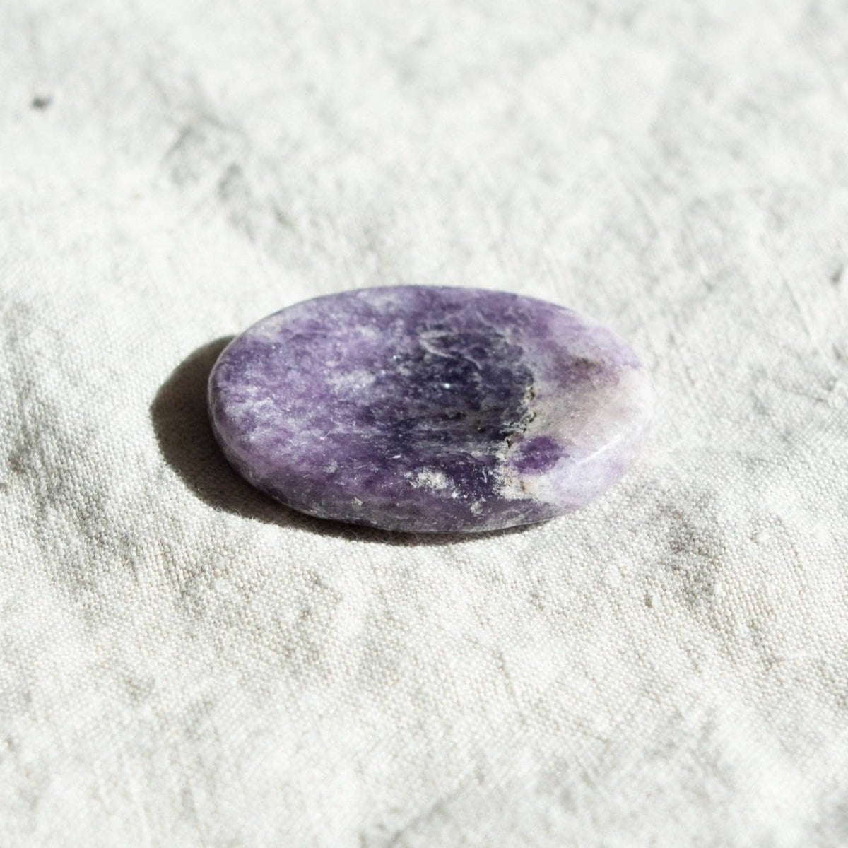 Lepidolite Worry Stone by Tiny Rituals