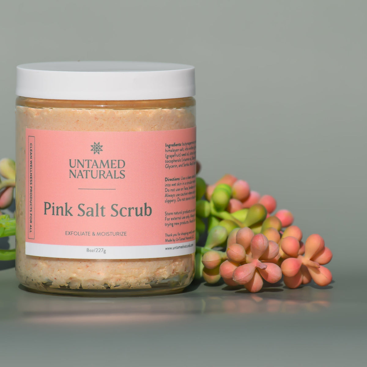 Pink Himalayan Salt Scrub by UnTamed Naturals