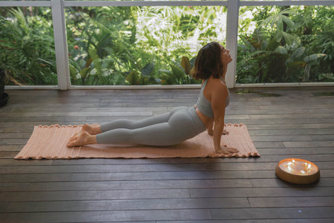 Rose Quartz - Herbal Yoga Mat by okoliving