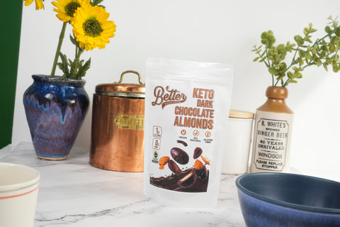 The Bag Dark Chocolate Almonds ( 6 Ounce ) by Better Than Good Foods