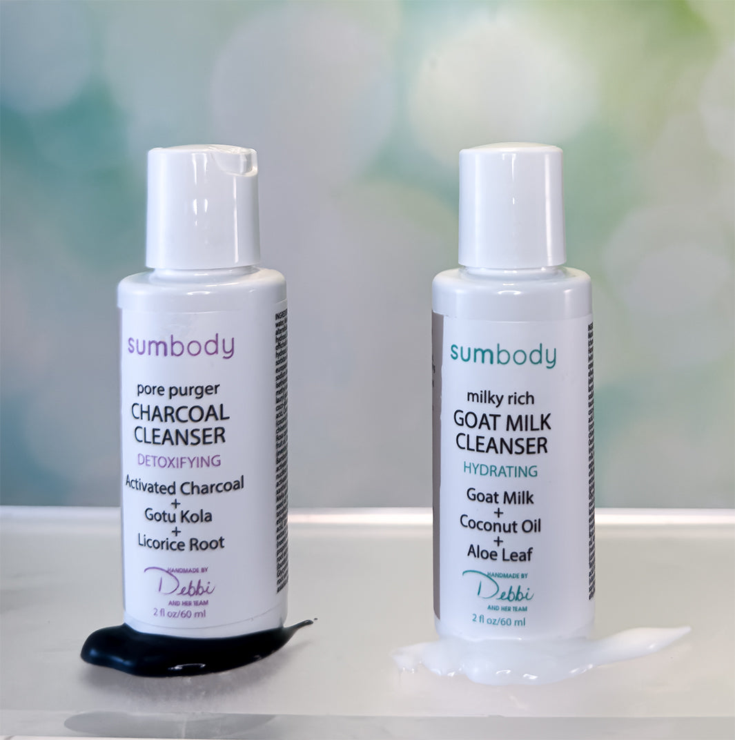 Day and Night Travel Cleanser Duo by Sumbody Skincare