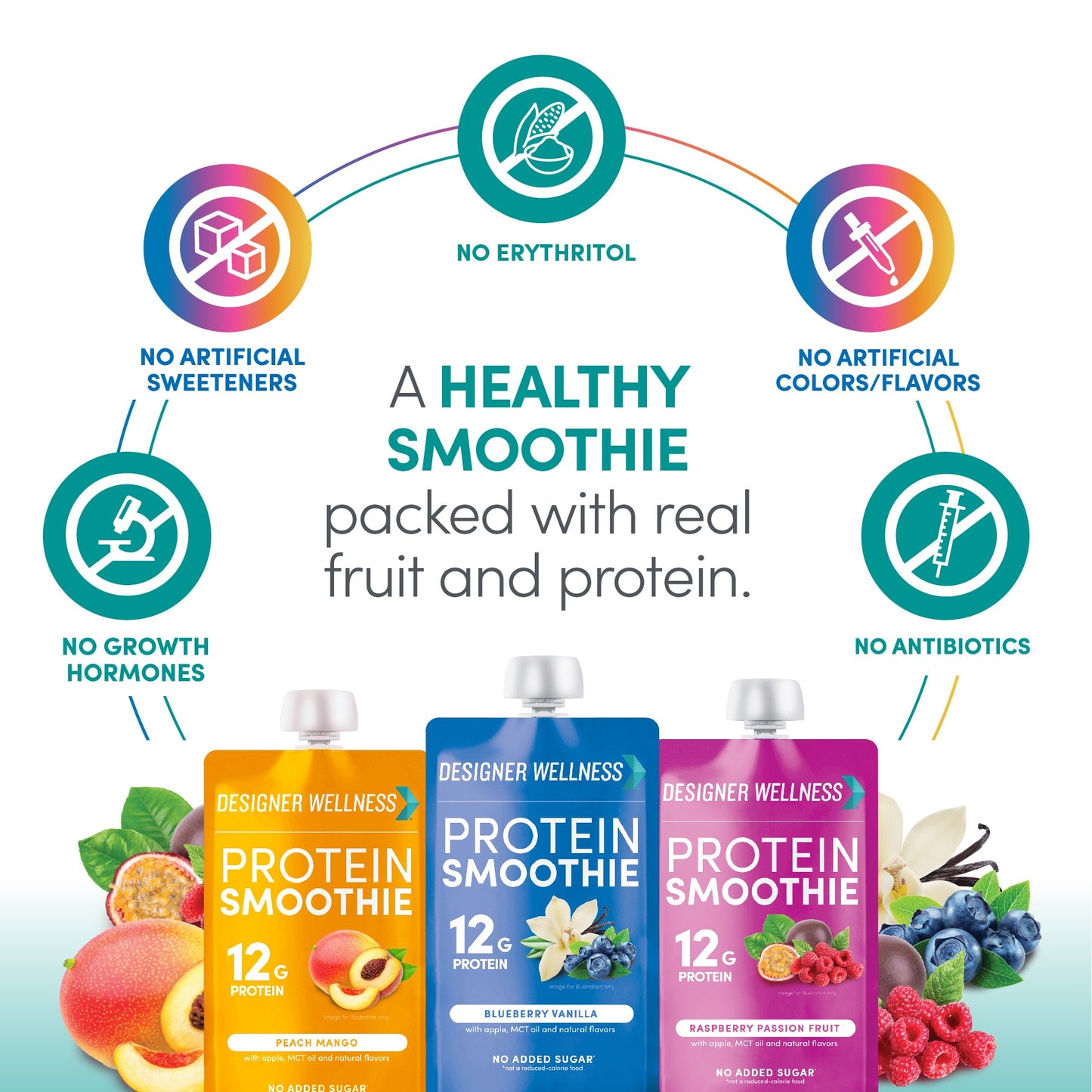 Protein Smoothie - Super Fruit Variety 12 pack