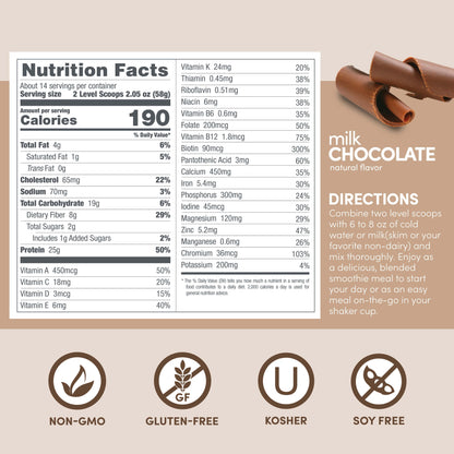 Designer Whey: Meal Replacement Protein Powder | Chocolate
