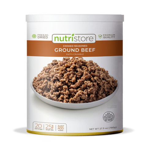 Ground Beef Freeze Dried - #10 Can by Nutristore