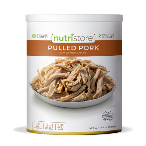 Pulled Pork Freeze Dried #10 Can by Nutristore