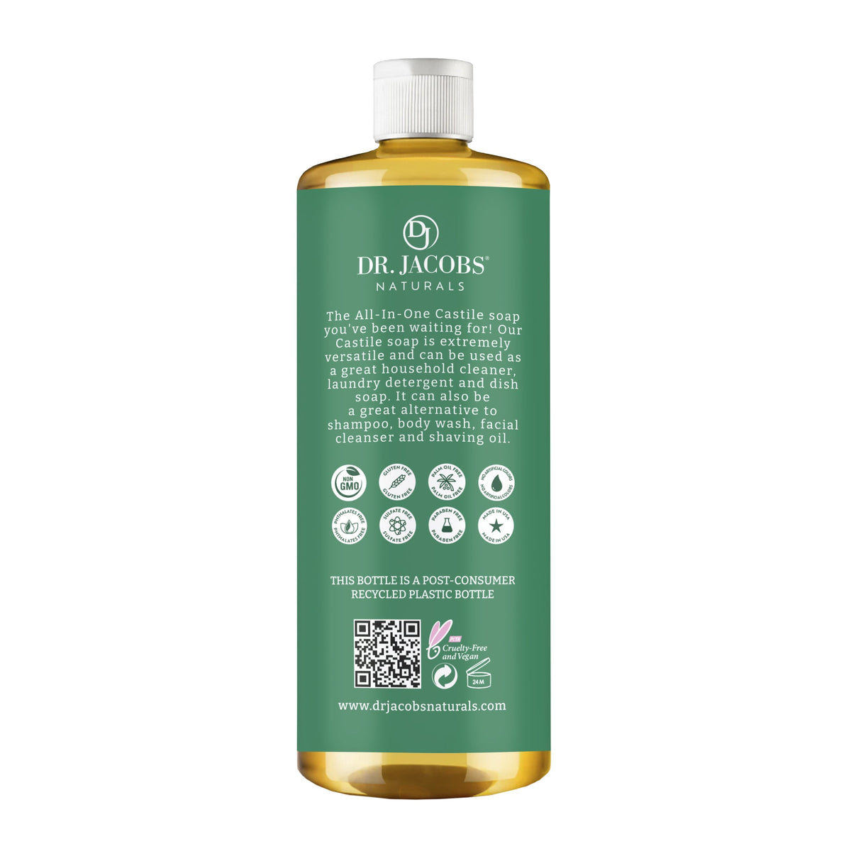 Eucalyptus All in 1 Castile Soap by Dr. Jacobs Naturals
