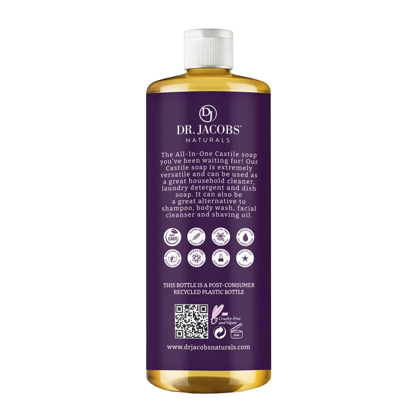 Lavender All in 1 Castile Soap by Dr. Jacobs Naturals
