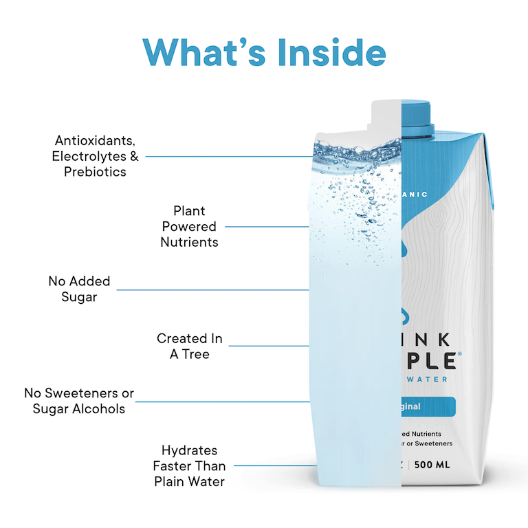 16.9 oz. Drink Simple Organic Maple Water - Pack of 12 by Drink Simple