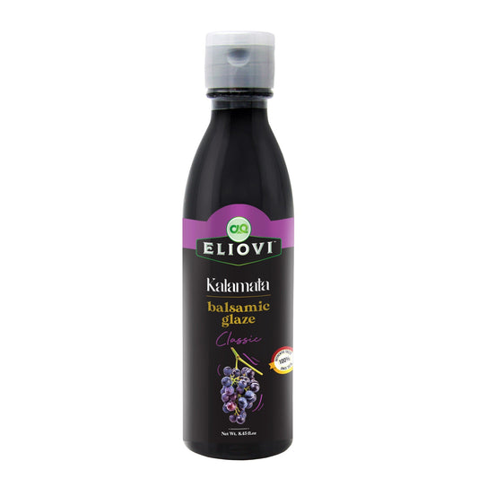 Eliovi Classic Balsamic Glaze 8.45 Fl. Oz - The Ultimate Condiment for Adding Sweet and Sour Flavor to Any Dish by Alpha Omega Imports