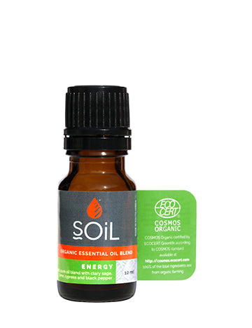Energy - Organic Essential Oil Blend by SOiL Organic Aromatherapy and Skincare