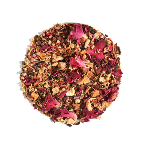 Evening in the Garden Herbal Tea (Elderflower - Lemon - Rose) by Plum Deluxe Tea