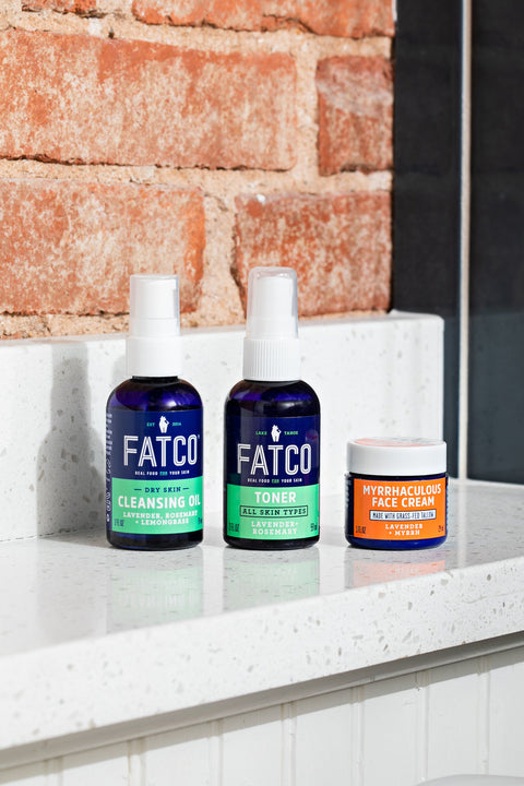 Facial Skincare Basics | Travel Size, Normal/Combo Skin by FATCO Skincare Products